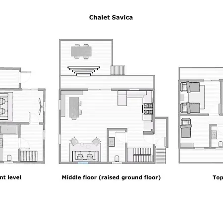 Semesterbostad Chalet Savica Bohinj
